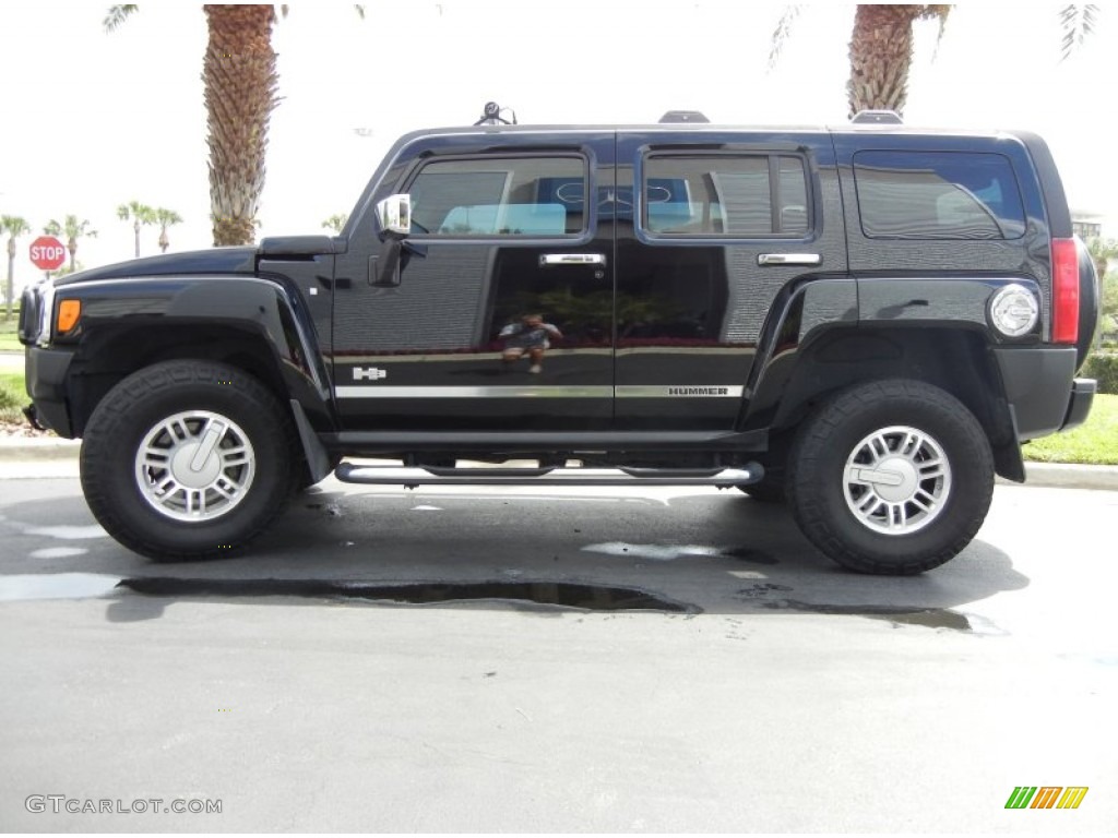 Black 2006 Hummer H3 Standard H3 Model Exterior Photo #62122004
