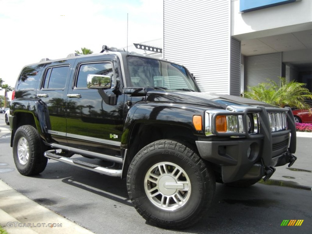Black 2006 Hummer H3 Standard H3 Model Exterior Photo #62122038