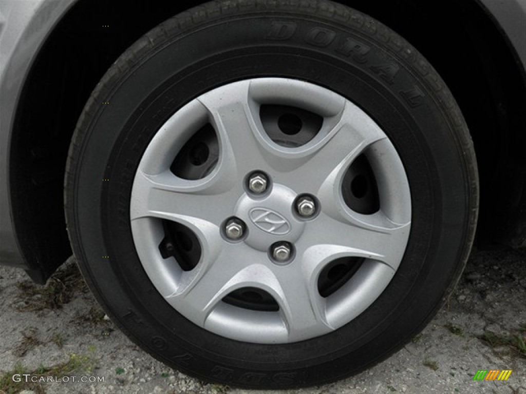 2004 Accent GL Sedan - Stormy Gray / Gray photo #21