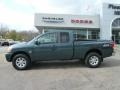 2004 Deep Water Blue/Green Nissan Titan XE King Cab 4x4  photo #2