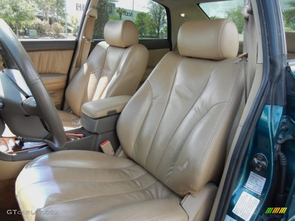 2001 Diamante LS - Martinique Green Pearl / Tan photo #12