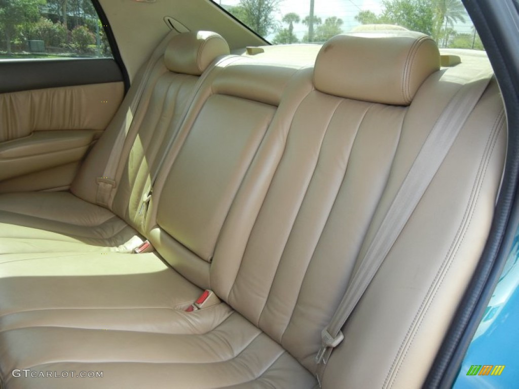 2001 Diamante LS - Martinique Green Pearl / Tan photo #16