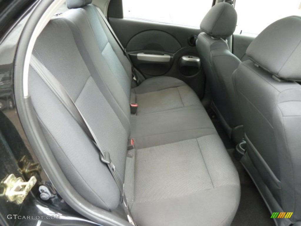Charcoal Interior 2006 Chevrolet Aveo LT Sedan Photo #62122878