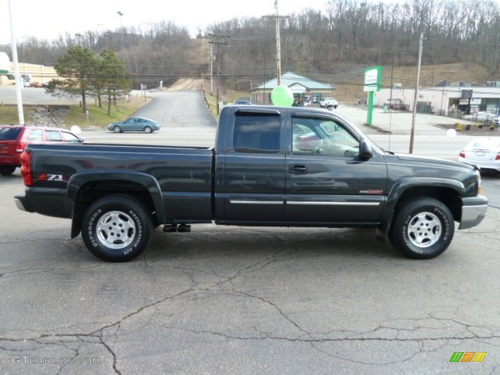 2004 Silverado 1500 Z71 Extended Cab 4x4 - Dark Gray Metallic / Dark Charcoal photo #6