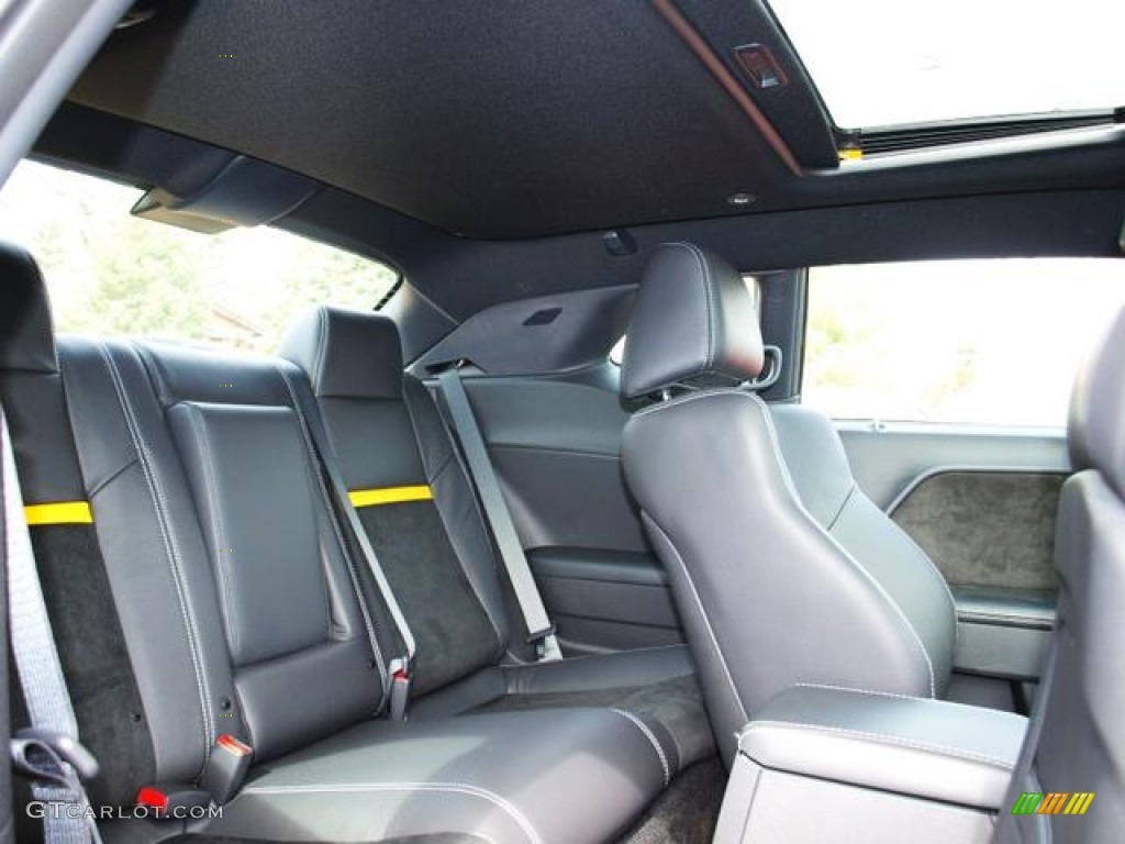 Dark Slate Gray Interior 2012 Dodge Challenger SRT8 Yellow Jacket Photo #62123636