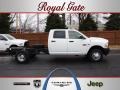 Bright White 2012 Dodge Ram 3500 HD ST Crew Cab Chassis