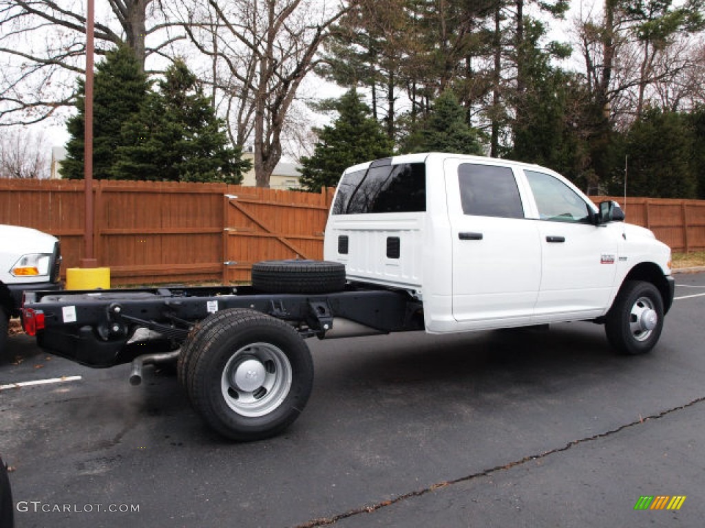 2012 Ram 3500 HD ST Crew Cab Chassis - Bright White / Dark Slate/Medium Graystone photo #3