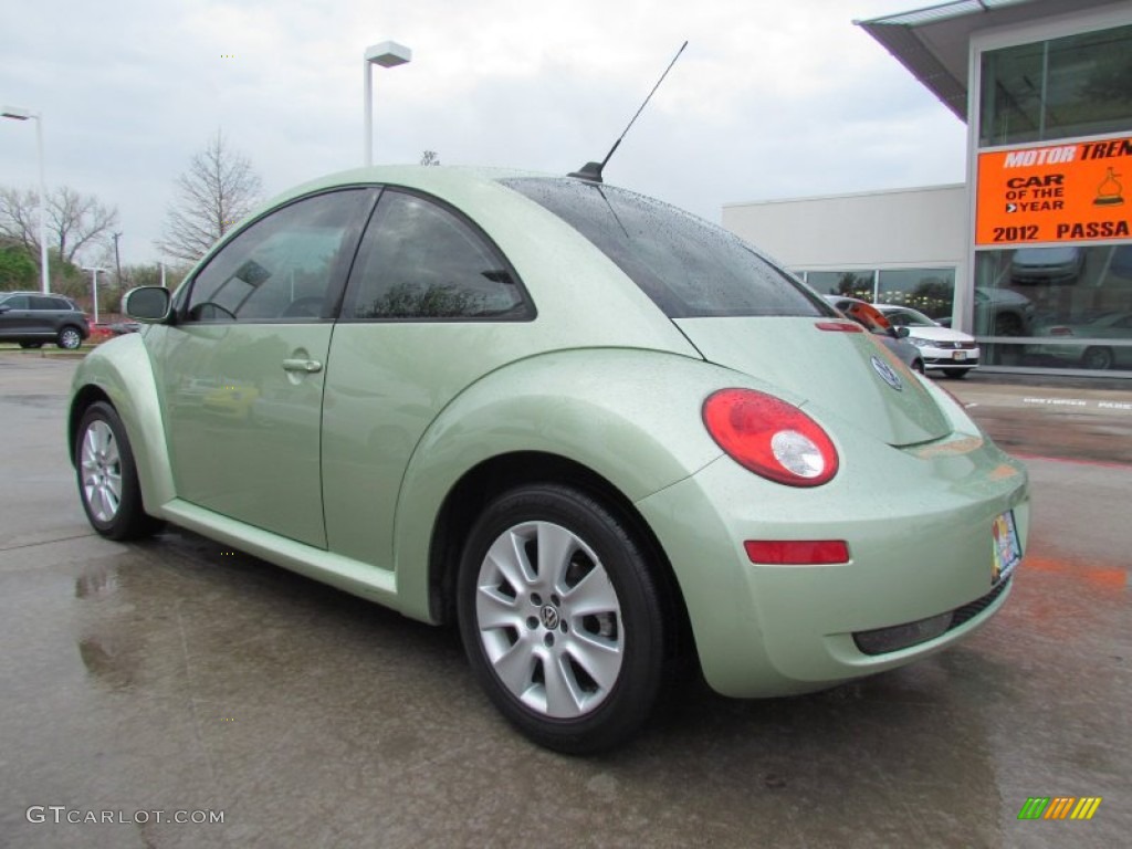 2009 New Beetle 2.5 Coupe - Gecko Green Metallic / Cream photo #3