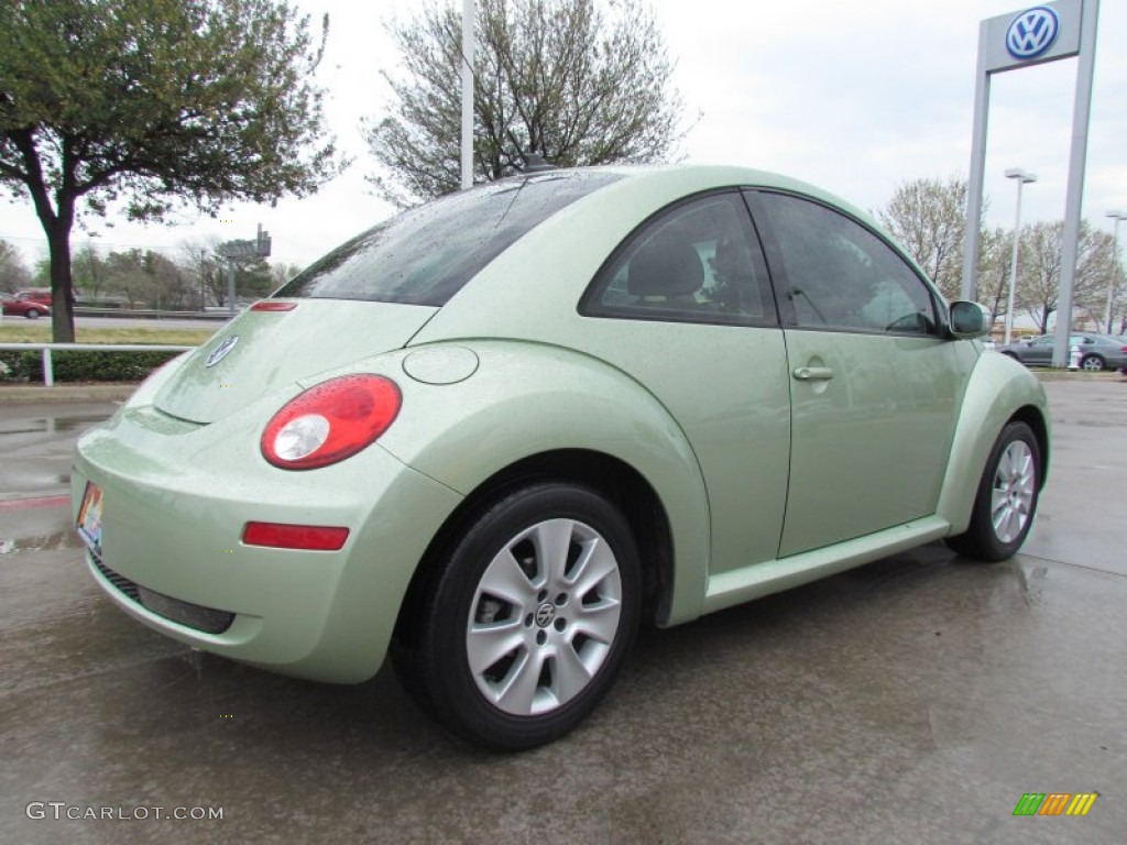 2009 New Beetle 2.5 Coupe - Gecko Green Metallic / Cream photo #5