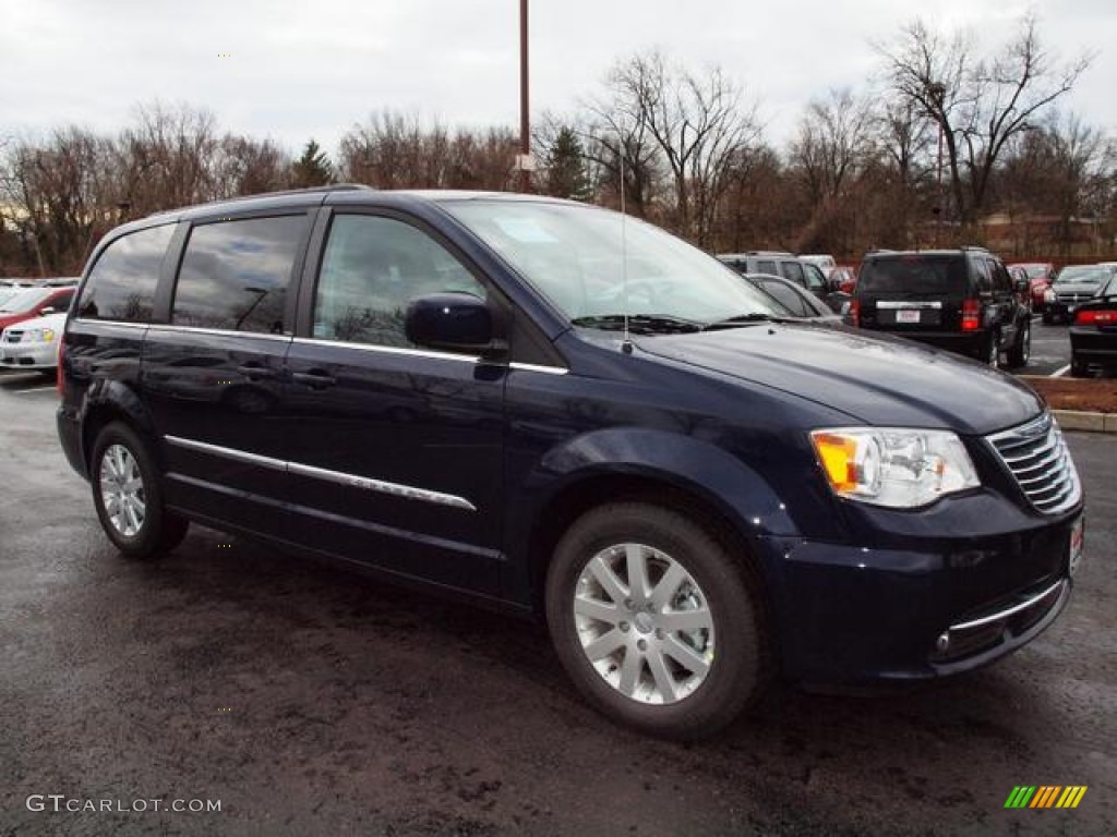 True Blue Pearl 2012 Chrysler Town & Country Touring Exterior Photo #62124884