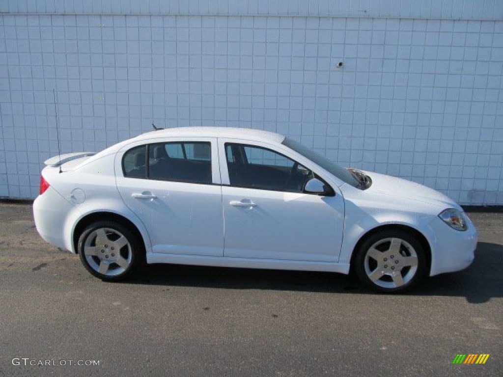 2010 Cobalt LT Sedan - Summit White / Ebony photo #2