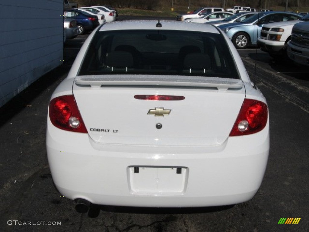 2010 Cobalt LT Sedan - Summit White / Ebony photo #8