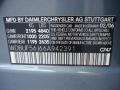  2006 E 350 Sedan Granite Grey Metallic Color Code 747