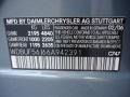 747: Granite Grey Metallic 2006 Mercedes-Benz E 350 Sedan Color Code