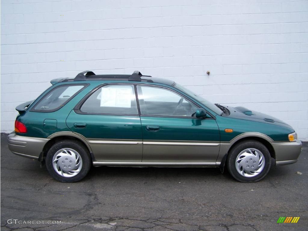 2000 Impreza Outback Sport Wagon - Acadia Green Metallic / Gray photo #8