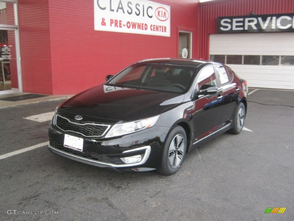 Ebony Black Kia Optima