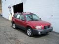 2005 Cayenne Red Pearl Subaru Forester 2.5 X  photo #8
