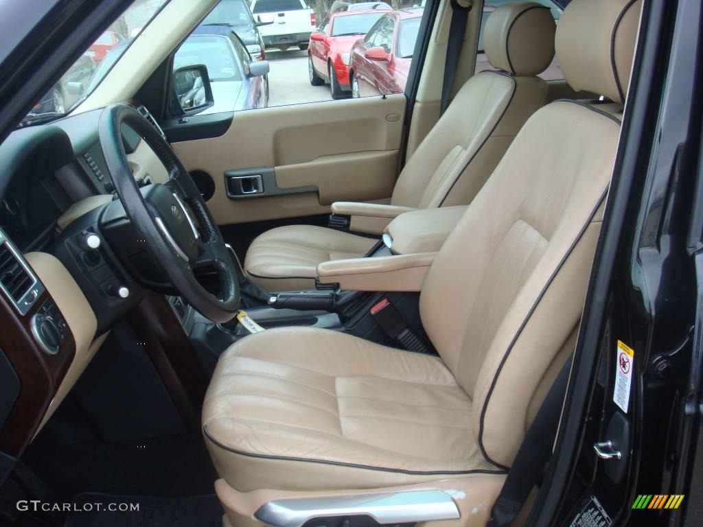 2003 Range Rover HSE - Java Black Metallic / Sand/Jet Black photo #8