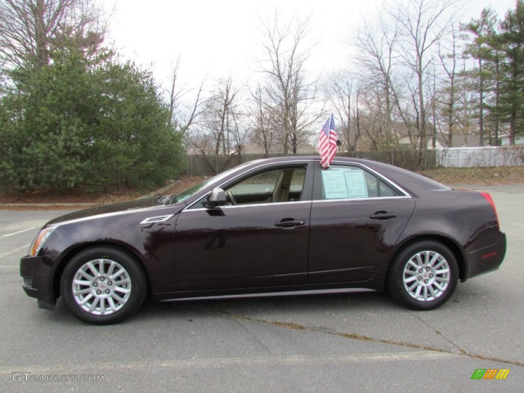 Black Cherry 2010 Cadillac CTS 3.0 Sedan Exterior Photo #62130459