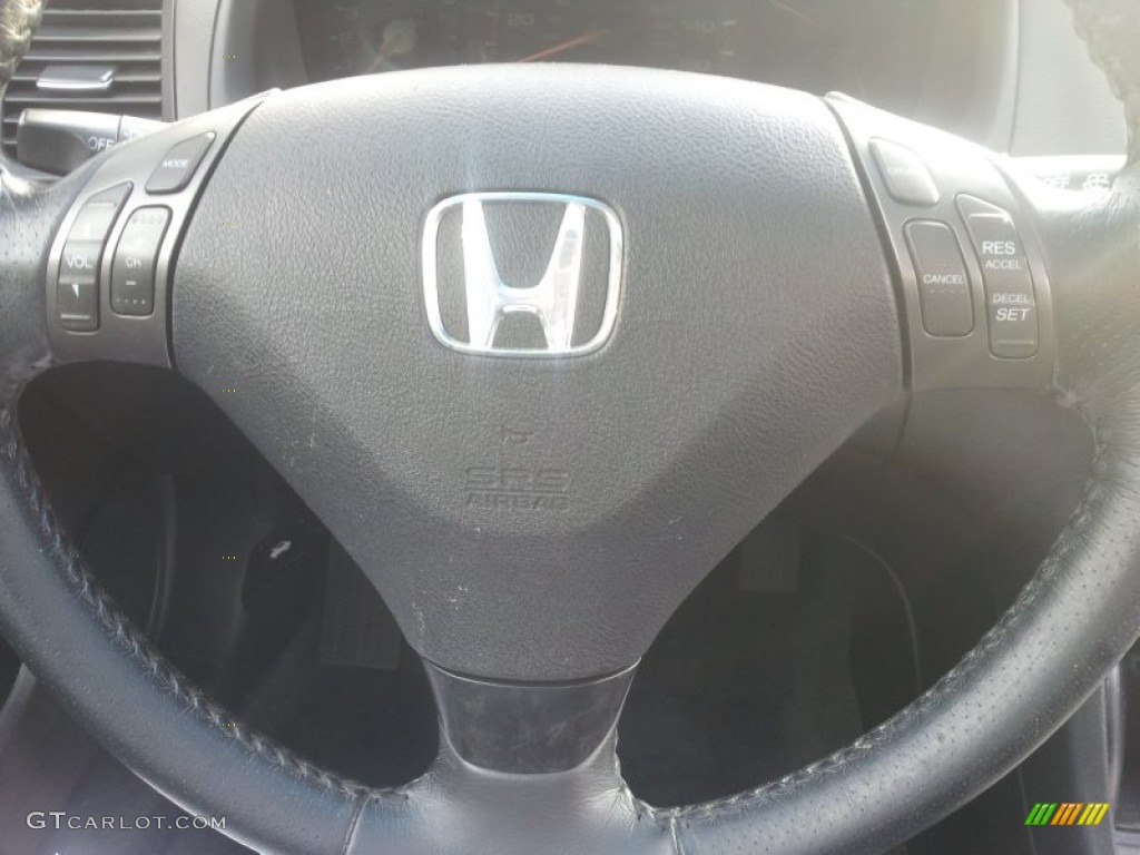 2007 Accord EX-L Coupe - Nighthawk Black Pearl / Black photo #11