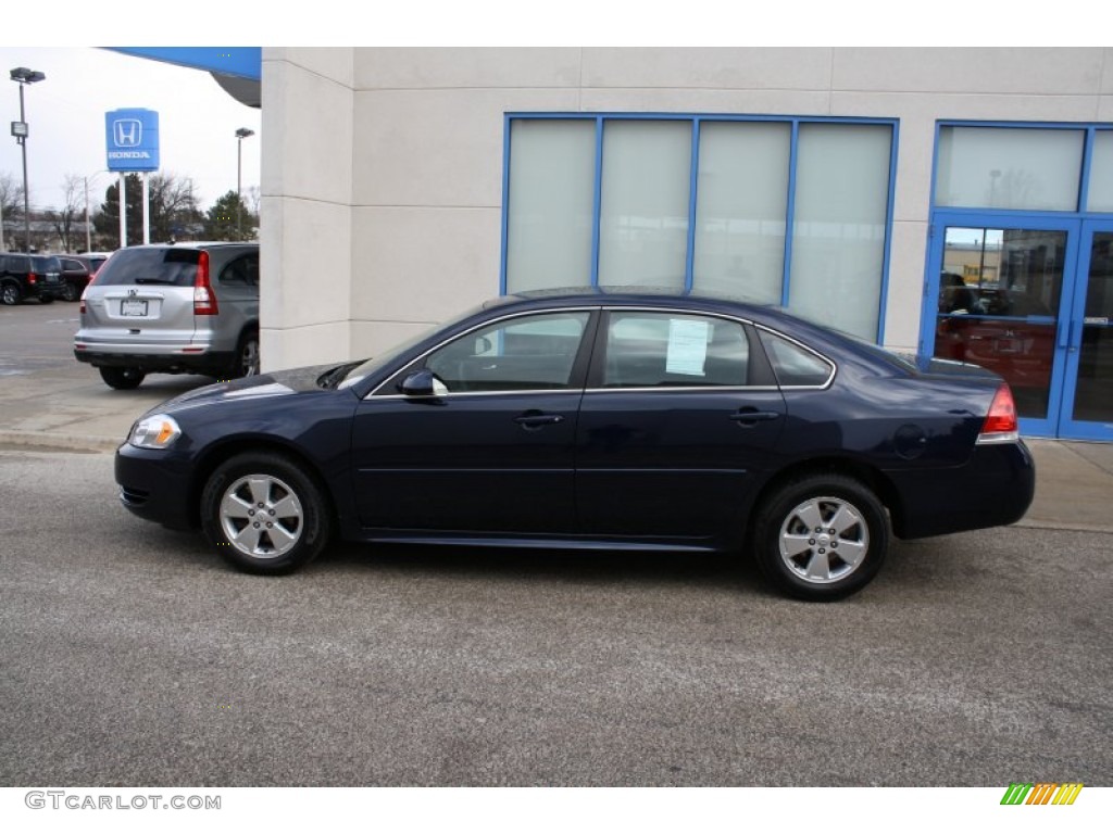 2011 Impala LS - Imperial Blue Metallic / Gray photo #13