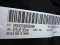 PXR: Brilliant Black Crystal Pearl 2009 Dodge Charger SXT Color Code