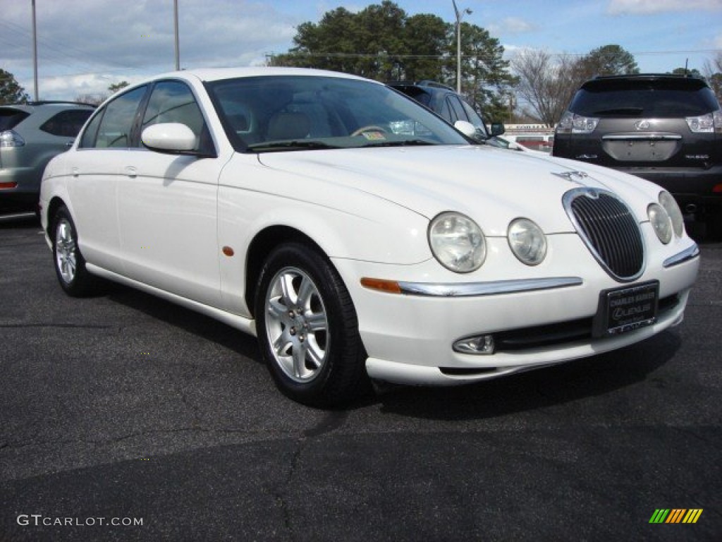 White Onyx Jaguar S-Type