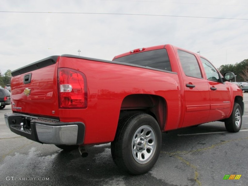 2012 Silverado 1500 LT Crew Cab - Victory Red / Ebony photo #7