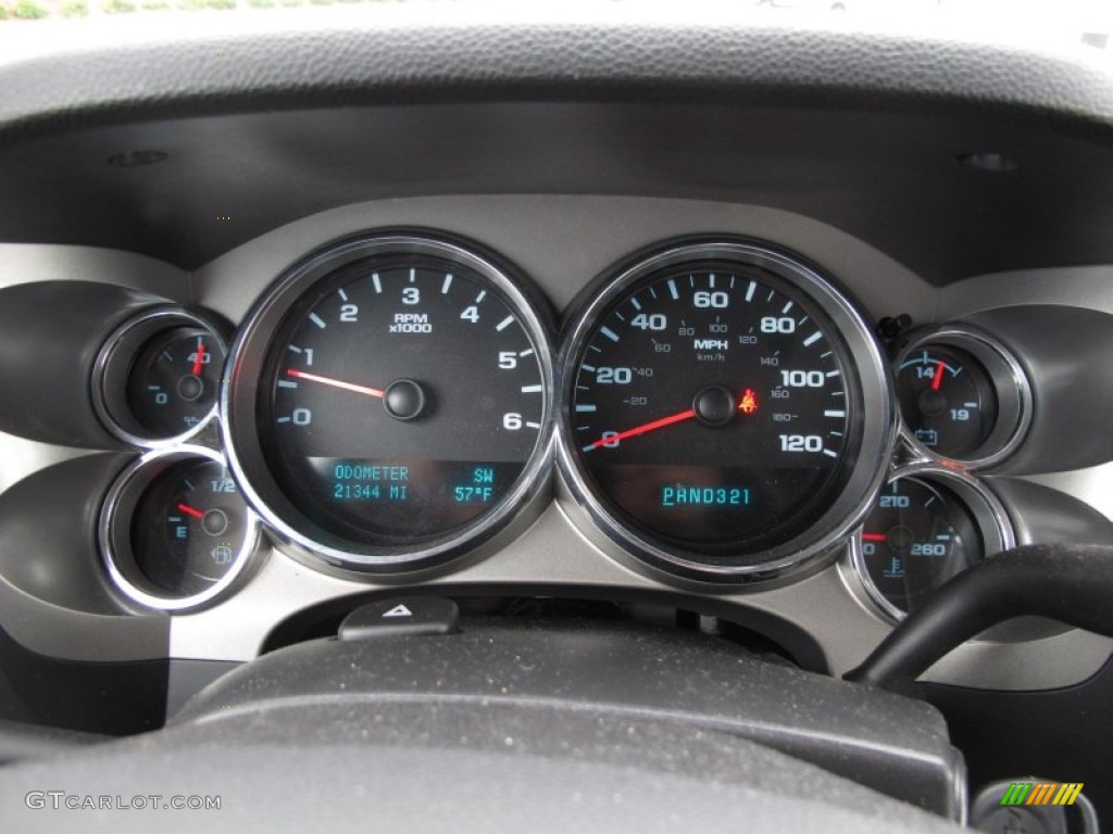 2012 Chevrolet Silverado 1500 LT Crew Cab Gauges Photo #62136707