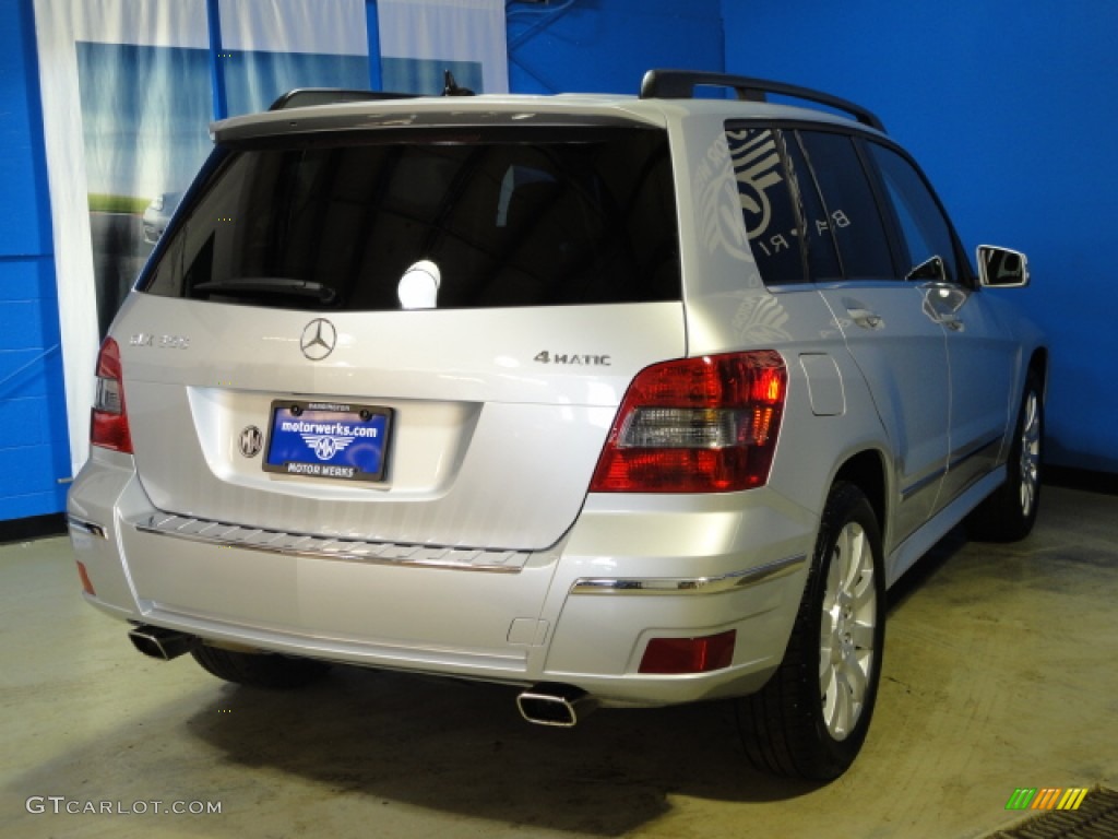 2012 GLK 350 4Matic - Iridium Silver Metallic / Black photo #11