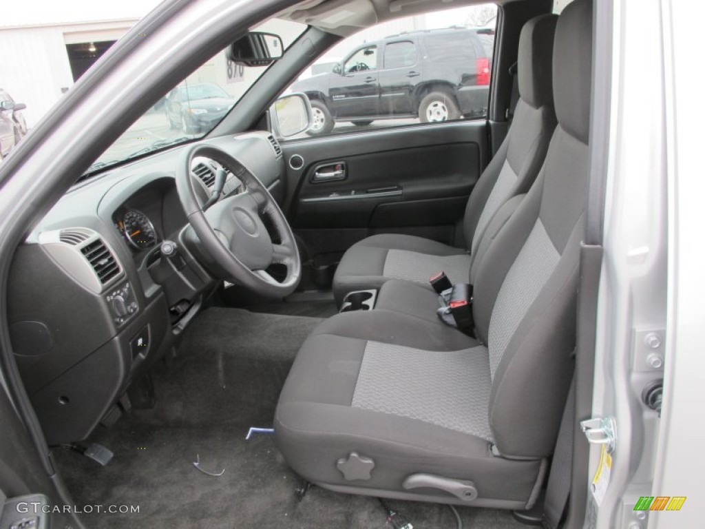 Ebony Interior 2012 Chevrolet Colorado LT Crew Cab Photo #62137548