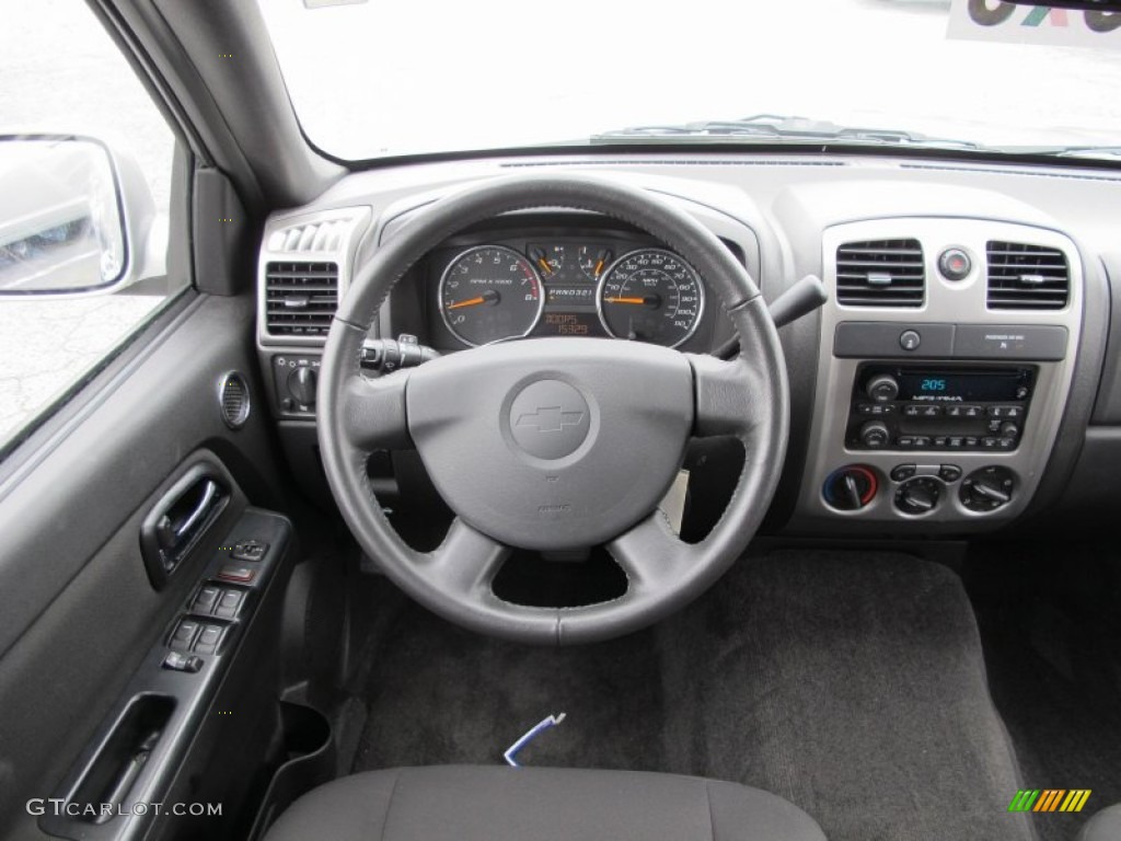 2012 Chevrolet Colorado LT Crew Cab Ebony Dashboard Photo #62137613