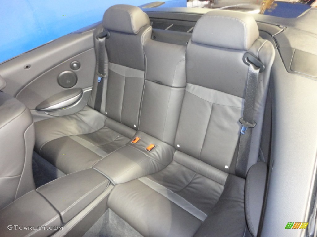 Black Interior 2010 BMW 6 Series 650i Convertible Photo #62137660