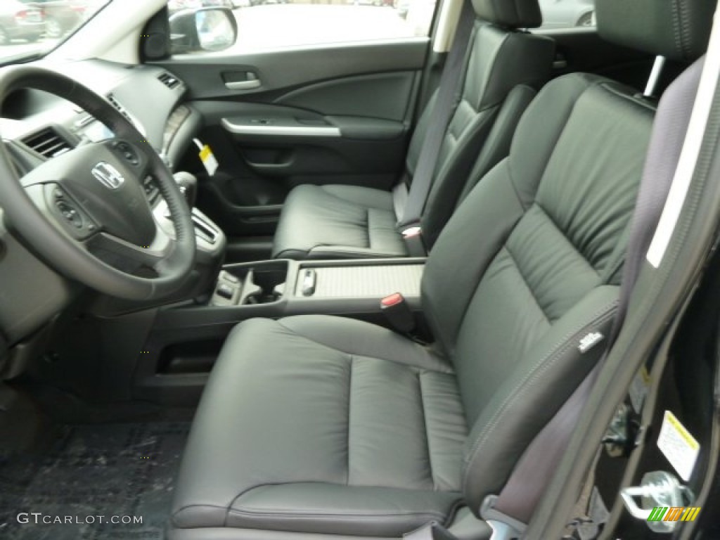 2012 CR-V EX-L 4WD - Crystal Black Pearl / Black photo #10