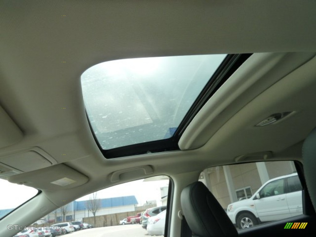 2012 CR-V EX-L 4WD - Crystal Black Pearl / Black photo #15