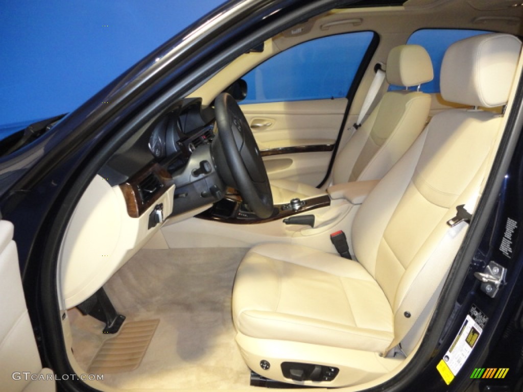 2010 3 Series 328i xDrive Sedan - Monaco Blue Metallic / Beige Dakota Leather photo #13