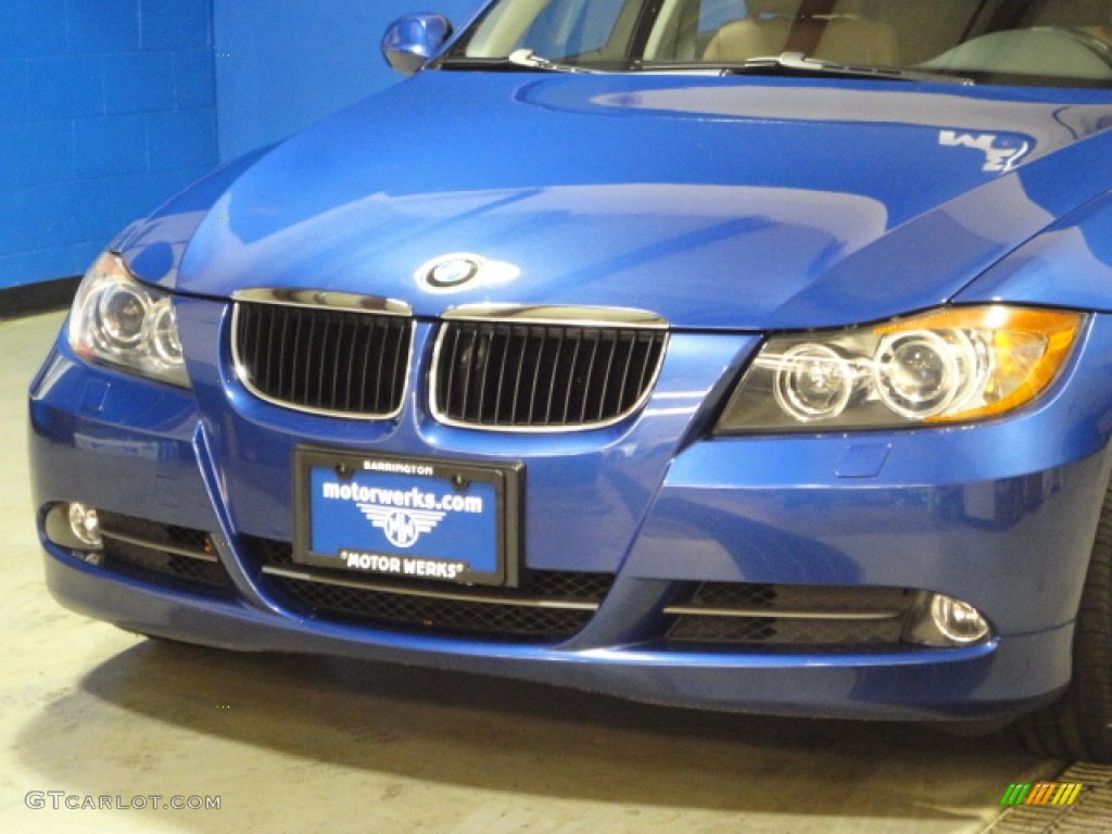 2008 3 Series 328xi Sedan - Montego Blue Metallic / Terra Dakota Leather photo #5