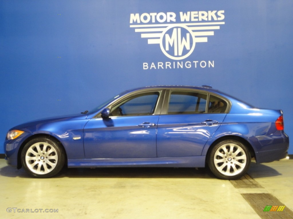2008 3 Series 328xi Sedan - Montego Blue Metallic / Terra Dakota Leather photo #7