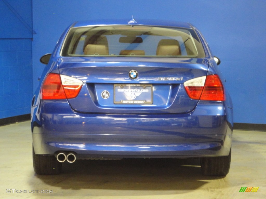 2008 3 Series 328xi Sedan - Montego Blue Metallic / Terra Dakota Leather photo #10
