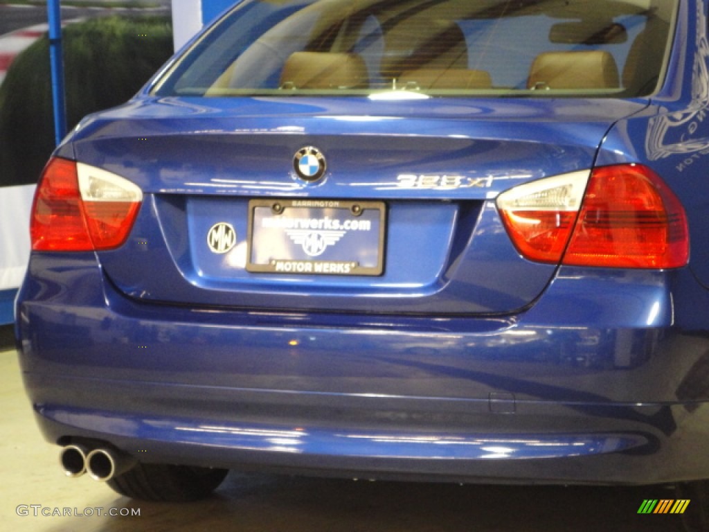 2008 3 Series 328xi Sedan - Montego Blue Metallic / Terra Dakota Leather photo #11