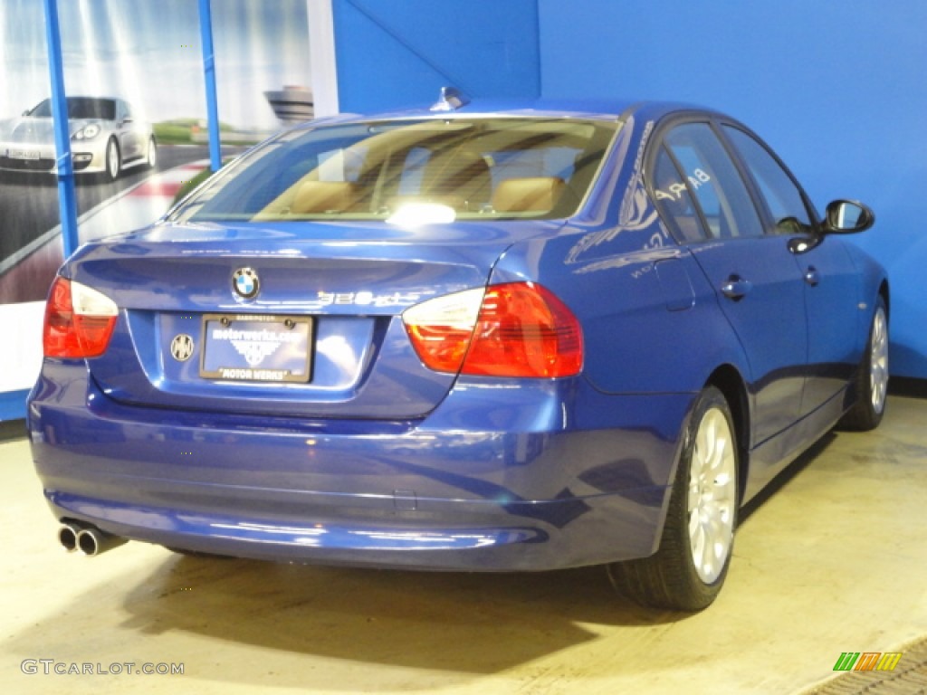 2008 3 Series 328xi Sedan - Montego Blue Metallic / Terra Dakota Leather photo #12