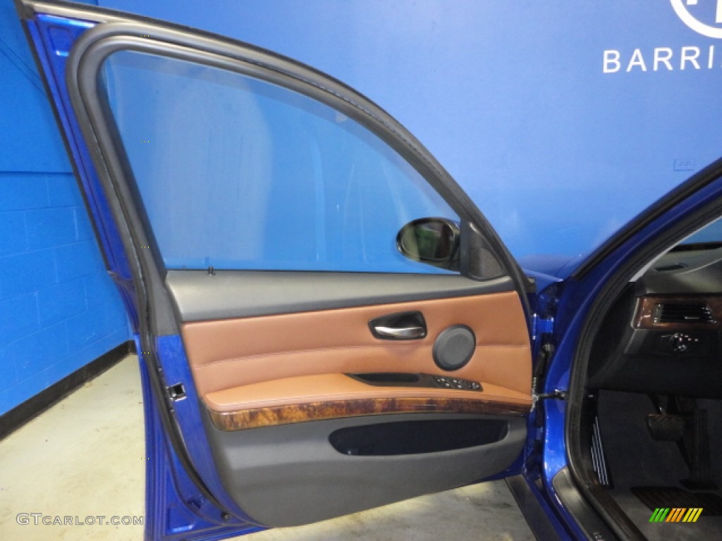 2008 3 Series 328xi Sedan - Montego Blue Metallic / Terra Dakota Leather photo #14