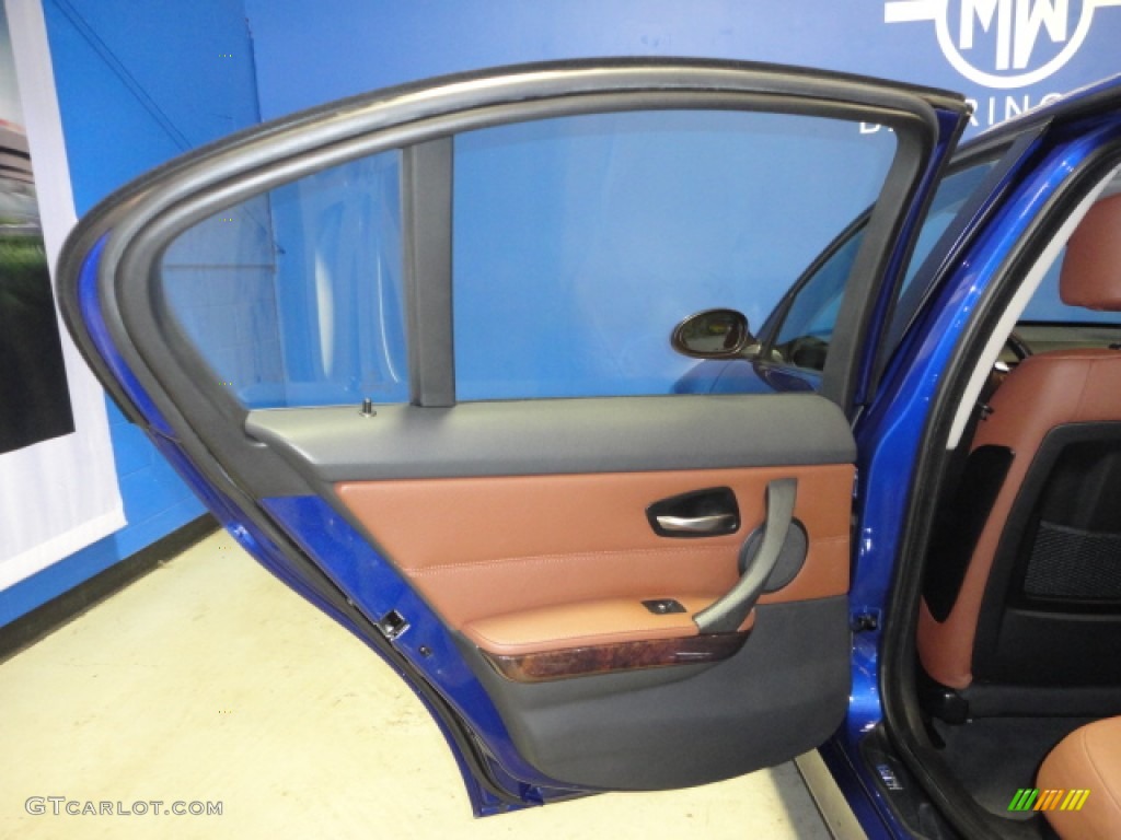 2008 3 Series 328xi Sedan - Montego Blue Metallic / Terra Dakota Leather photo #23