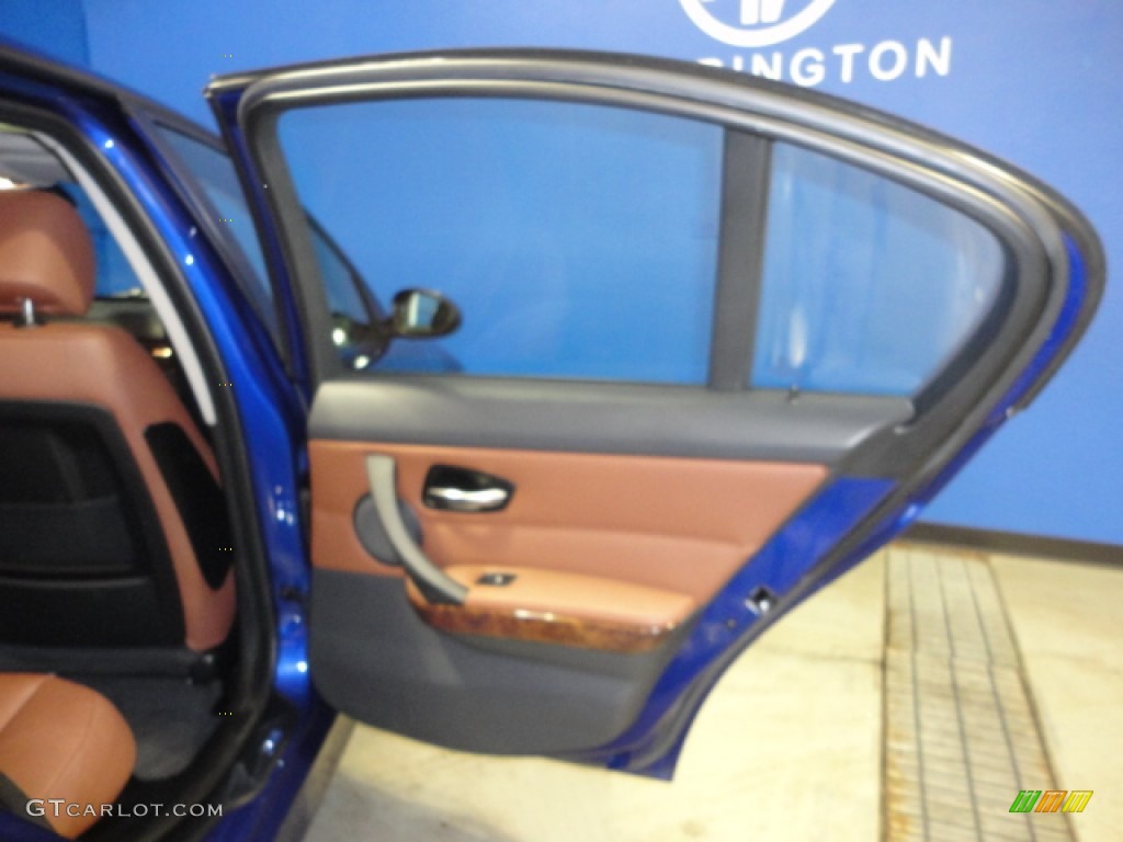 2008 3 Series 328xi Sedan - Montego Blue Metallic / Terra Dakota Leather photo #26