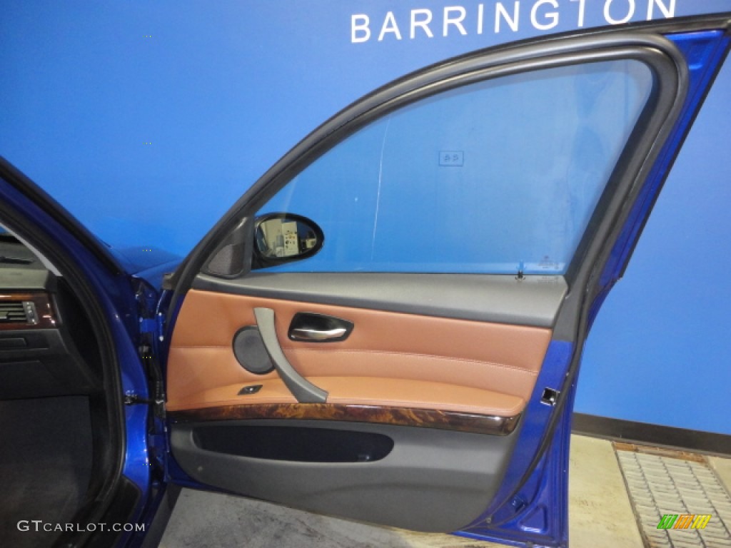 2008 3 Series 328xi Sedan - Montego Blue Metallic / Terra Dakota Leather photo #29