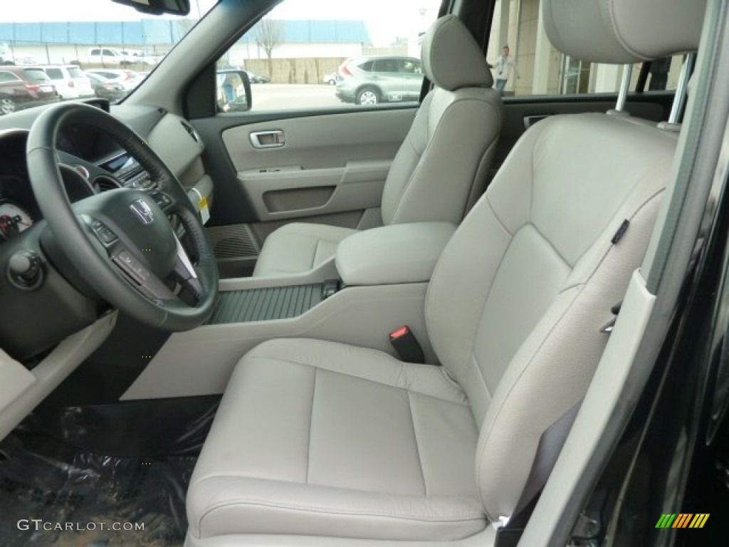 Gray Interior 2012 Honda Pilot EX-L 4WD Photo #62139725