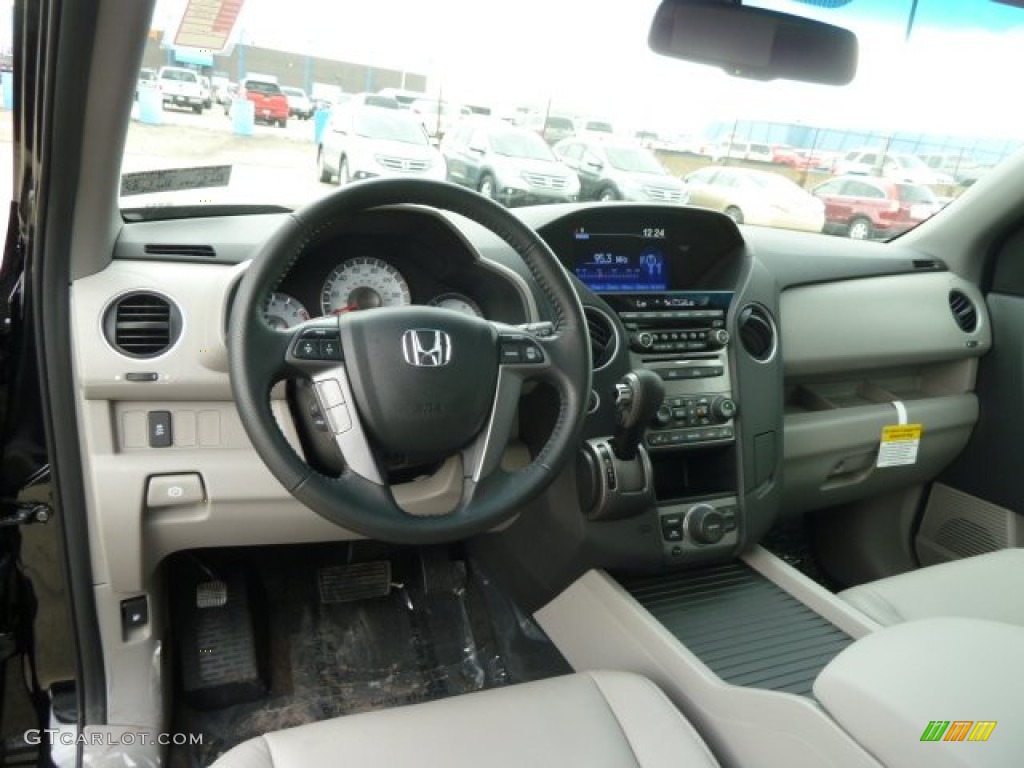 2012 Honda Pilot EX-L 4WD Gray Dashboard Photo #62139761