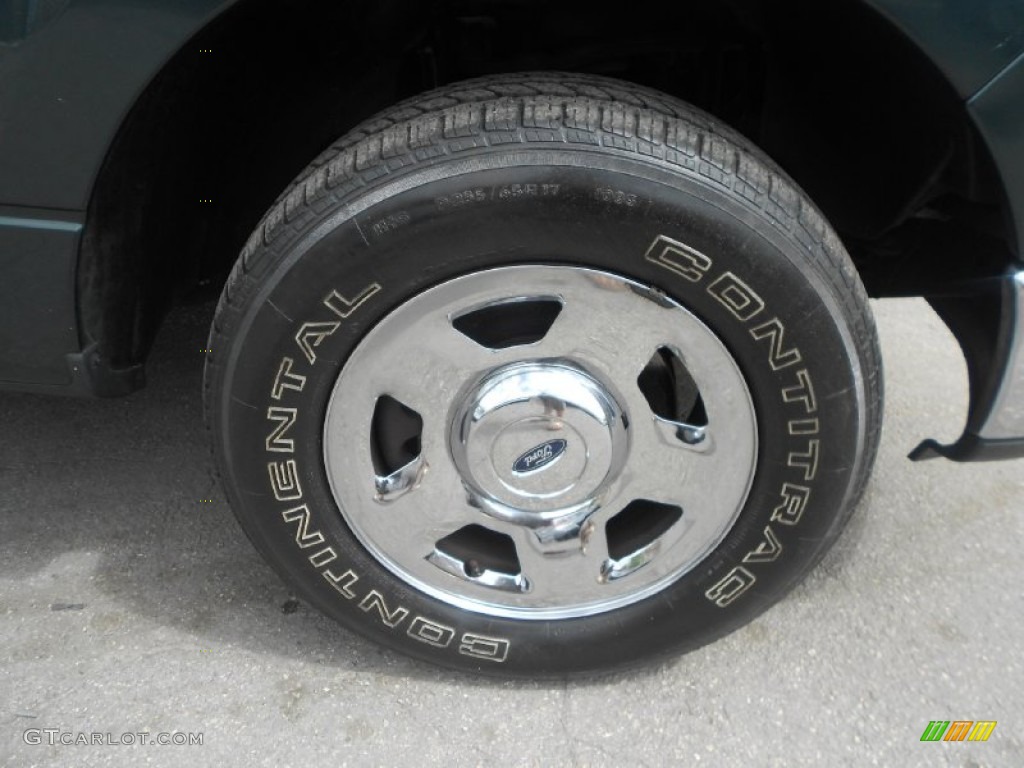 2004 F150 XLT SuperCrew - Aspen Green Metallic / Dark Flint photo #6