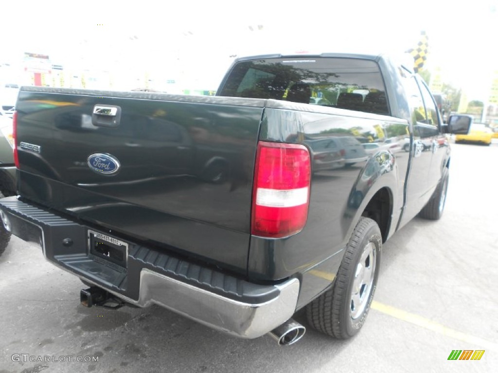 2004 F150 XLT SuperCrew - Aspen Green Metallic / Dark Flint photo #7