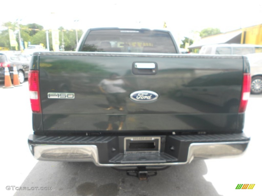 2004 F150 XLT SuperCrew - Aspen Green Metallic / Dark Flint photo #8